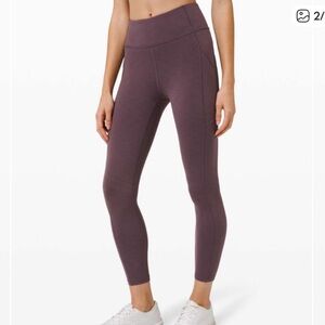 LULULEMON Invigorate Leggings in purple